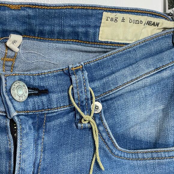 Rag & Bone Kill Bowie Skinny Jeans Mid Rise Denim Stretch Medium Wash Blue 28 - Picture 7 of 15